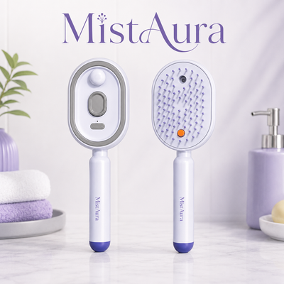 MistAura™ Electric Spray Air Cushion Massage Comb