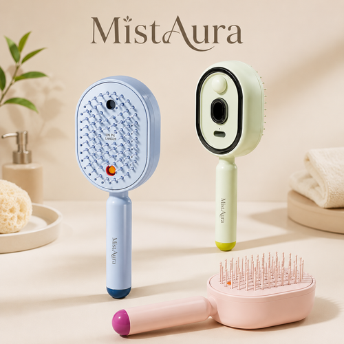 MistAura™ Electric Spray Air Cushion Massage Comb