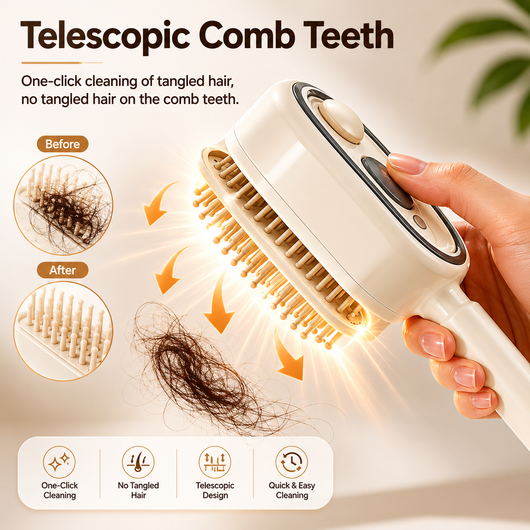 MistAura™ Electric Spray Air Cushion Massage Comb